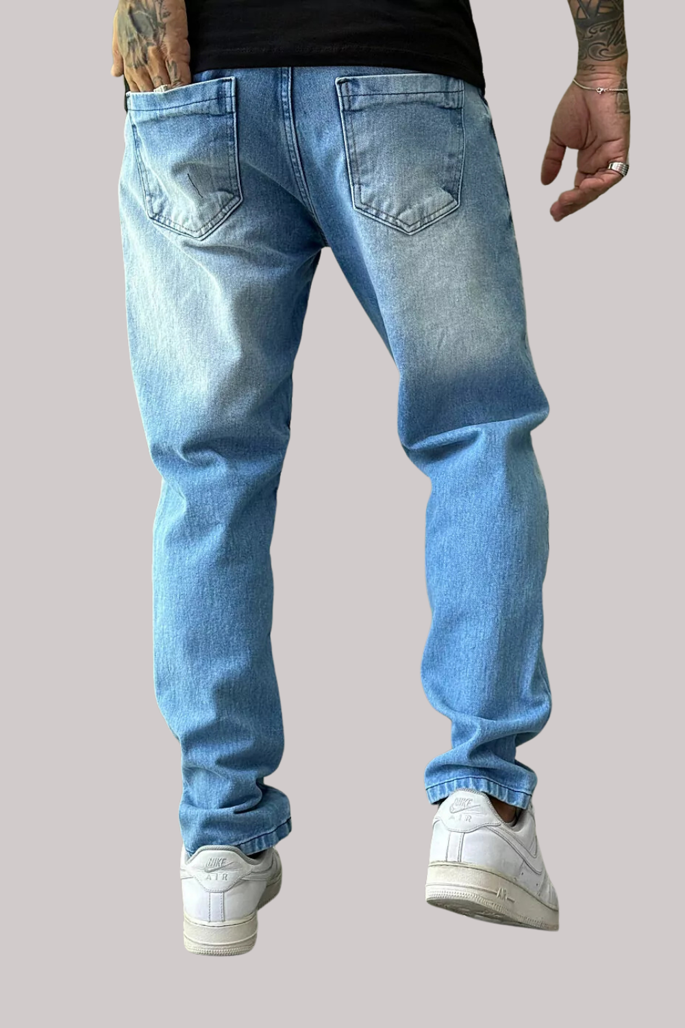 CALÇA JEANS MÉDIO BAGGY DESTROYED JAY JONES JAY8039