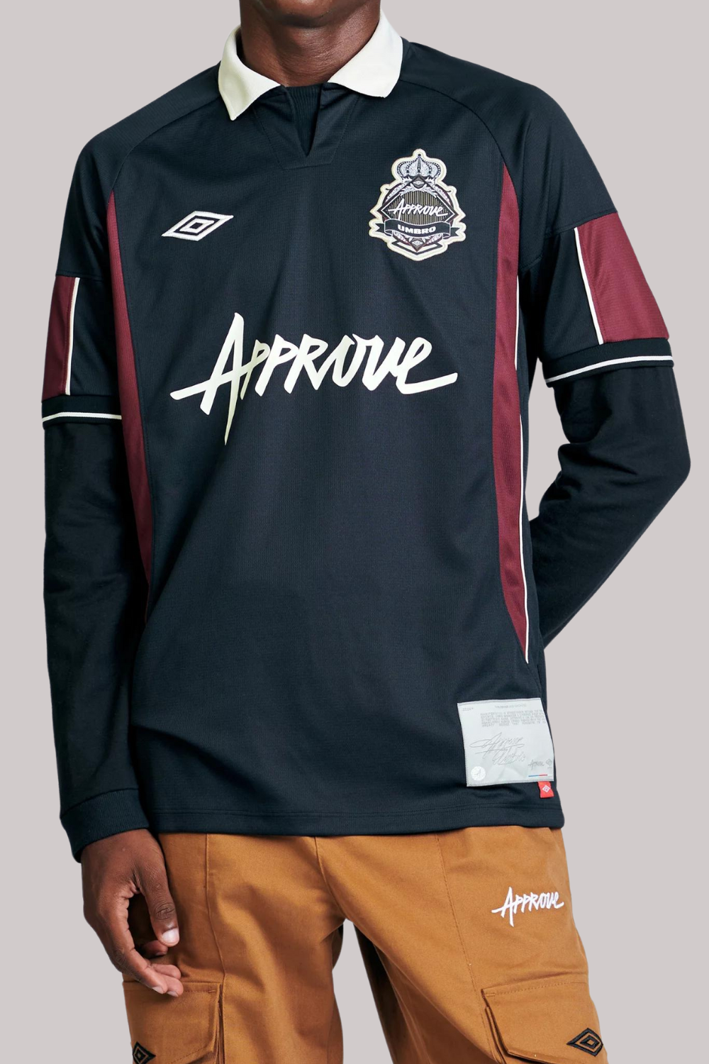 CAMISETA JERSEY MANGA LONGA APPROVE X UMBRO UNISEX