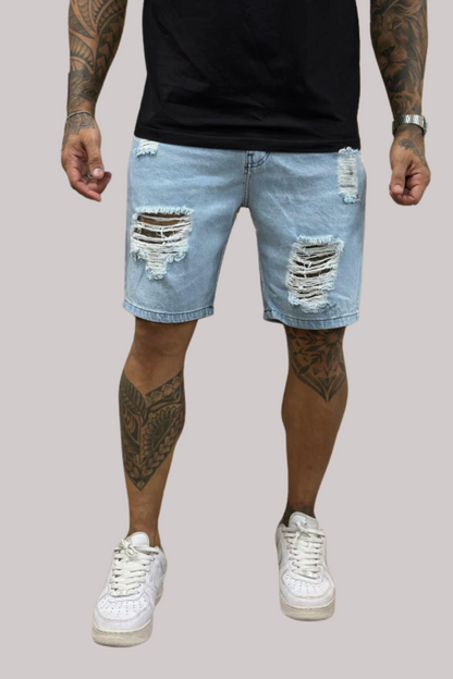 BERMUDA JEANS PREMIUM CLARA DESTROYED LLEVA