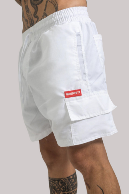 SHORTS MAFIUSU CARGO RIP STOP LOGO EMBORRACHADO