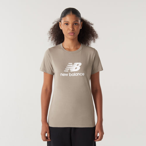 Camiseta NB Essentials Feminina Pedra Arida