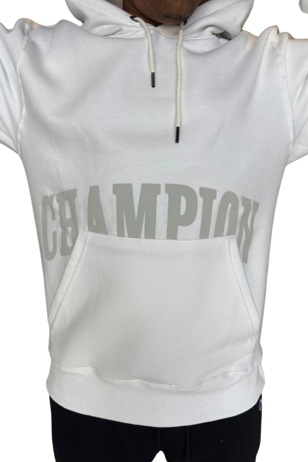 MOLETOM CHAMPION CANGURU LOGO SCRIPT GF89BCHPCOLG