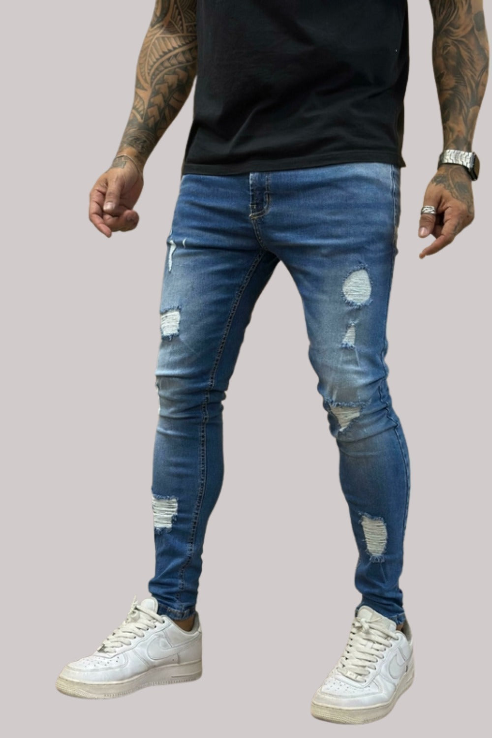 CALÇA JEANS LLEVA DESTROYED CJLLEVA0036