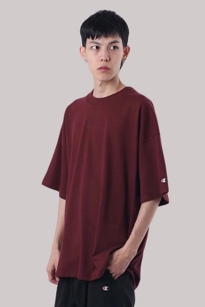 CAMISETA CHAMPION OVERSIZED MINI SCRIPT SURTON