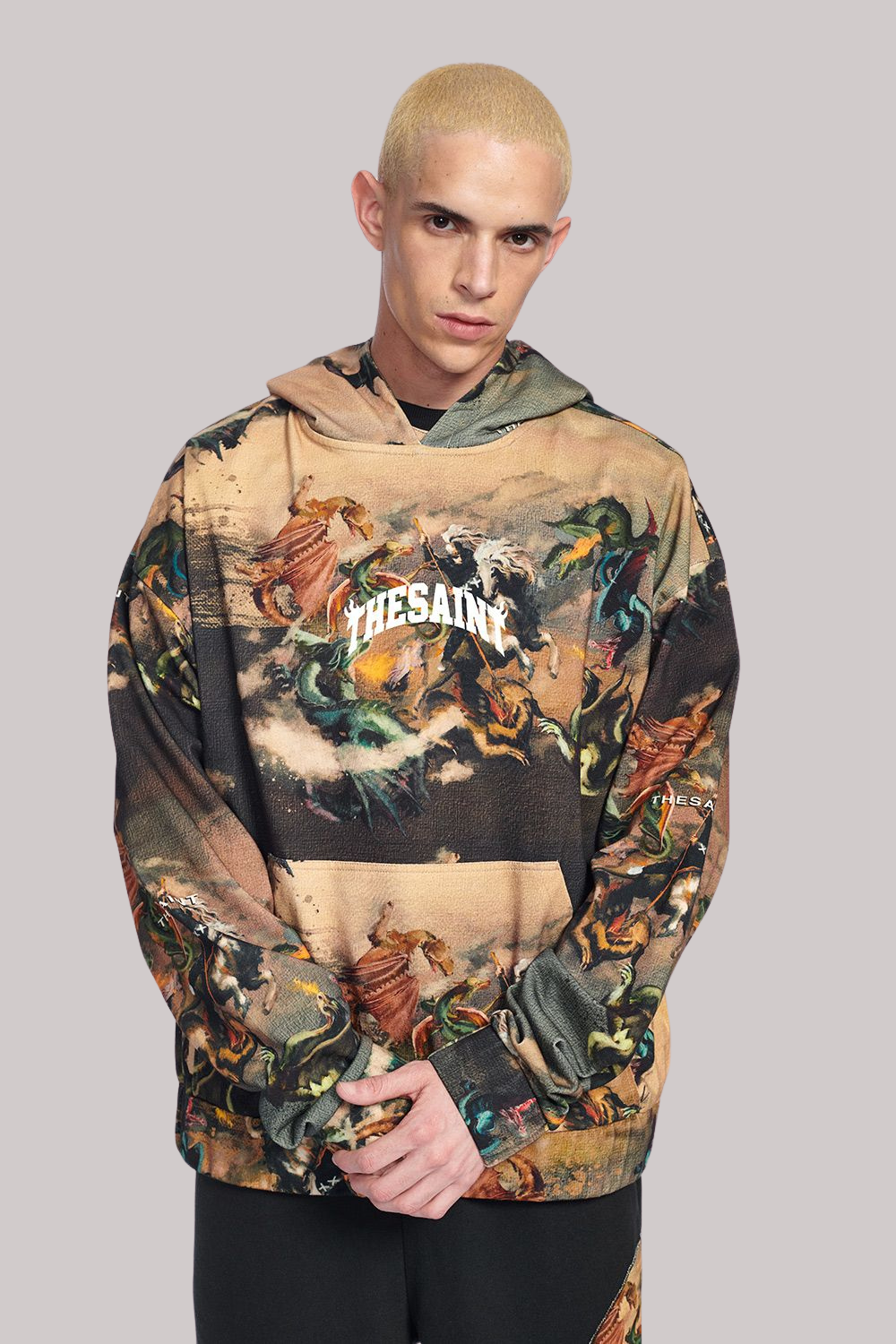 MOLETOM THE SAINT FULL PRINT RENAISSANCE ESTAMPADO