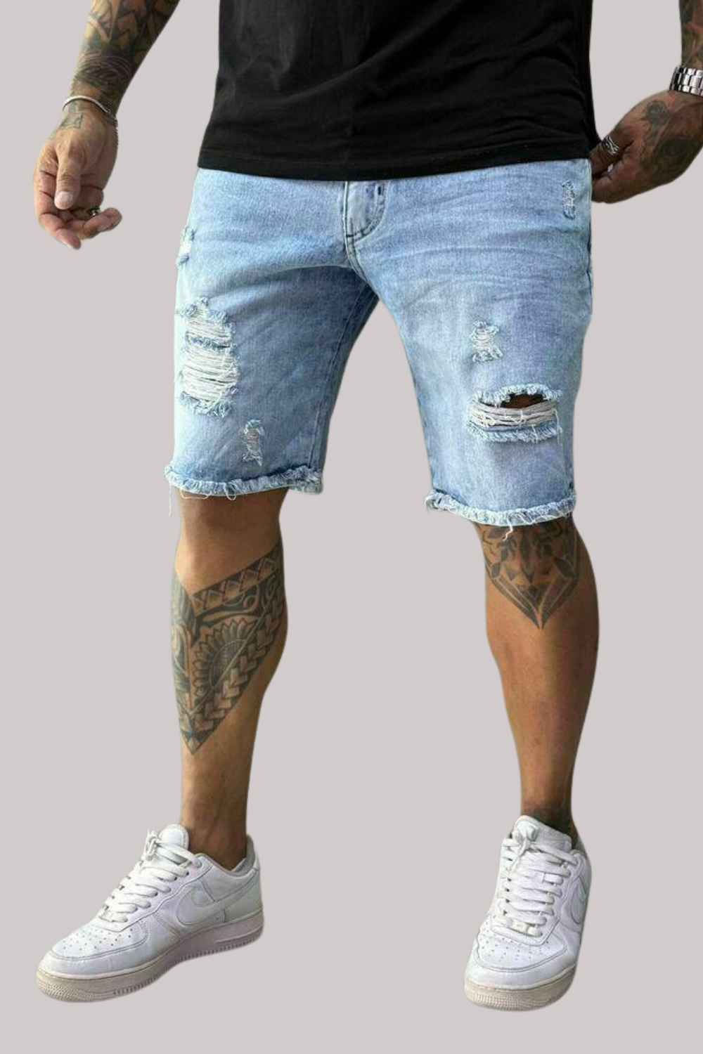 BERMUDA JEANS JAY JONES DESTROYED