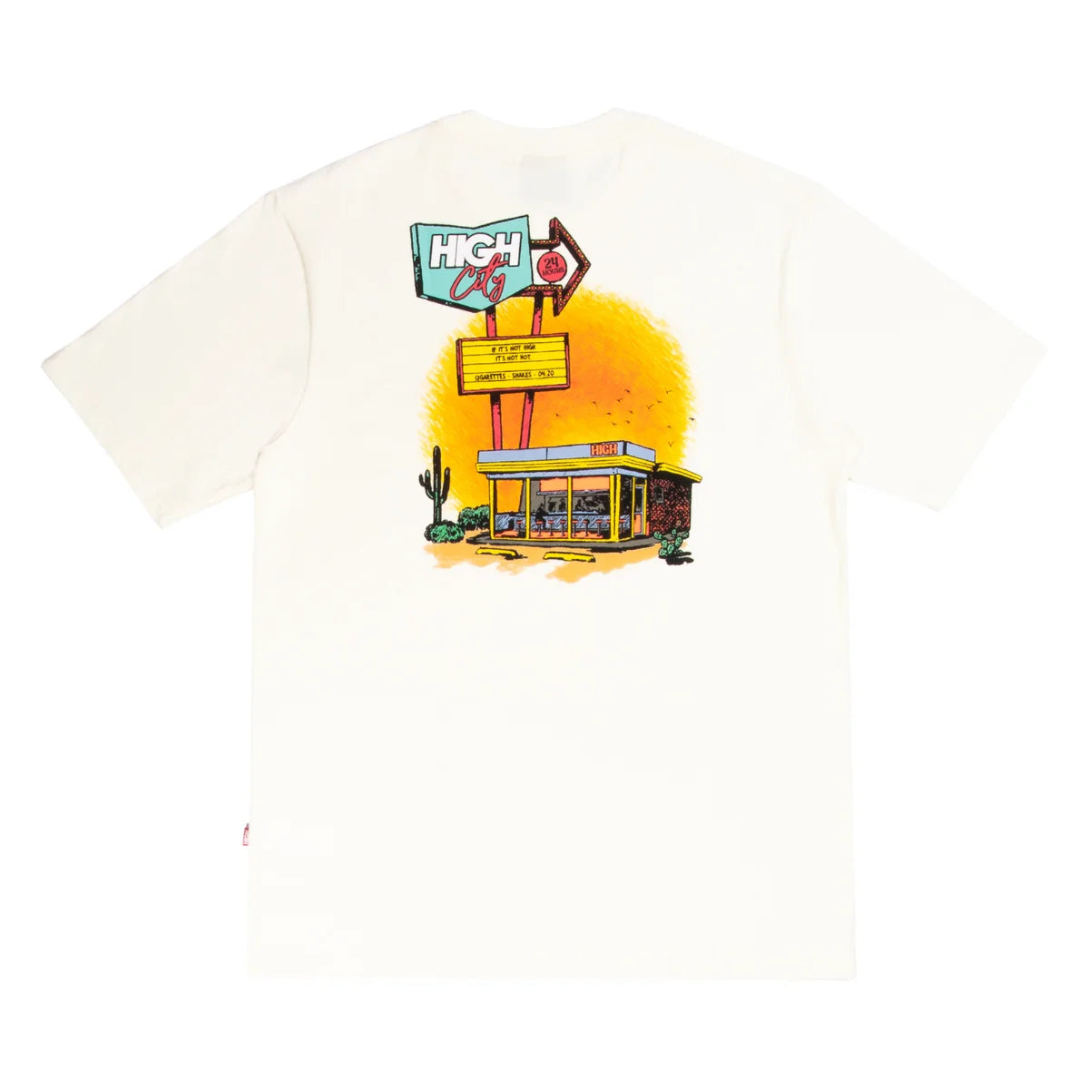 Camiseta high tee feteria branco