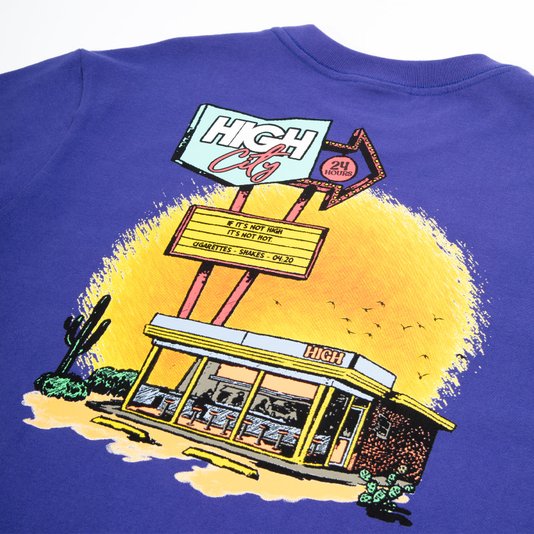 Camiseta high roxo
