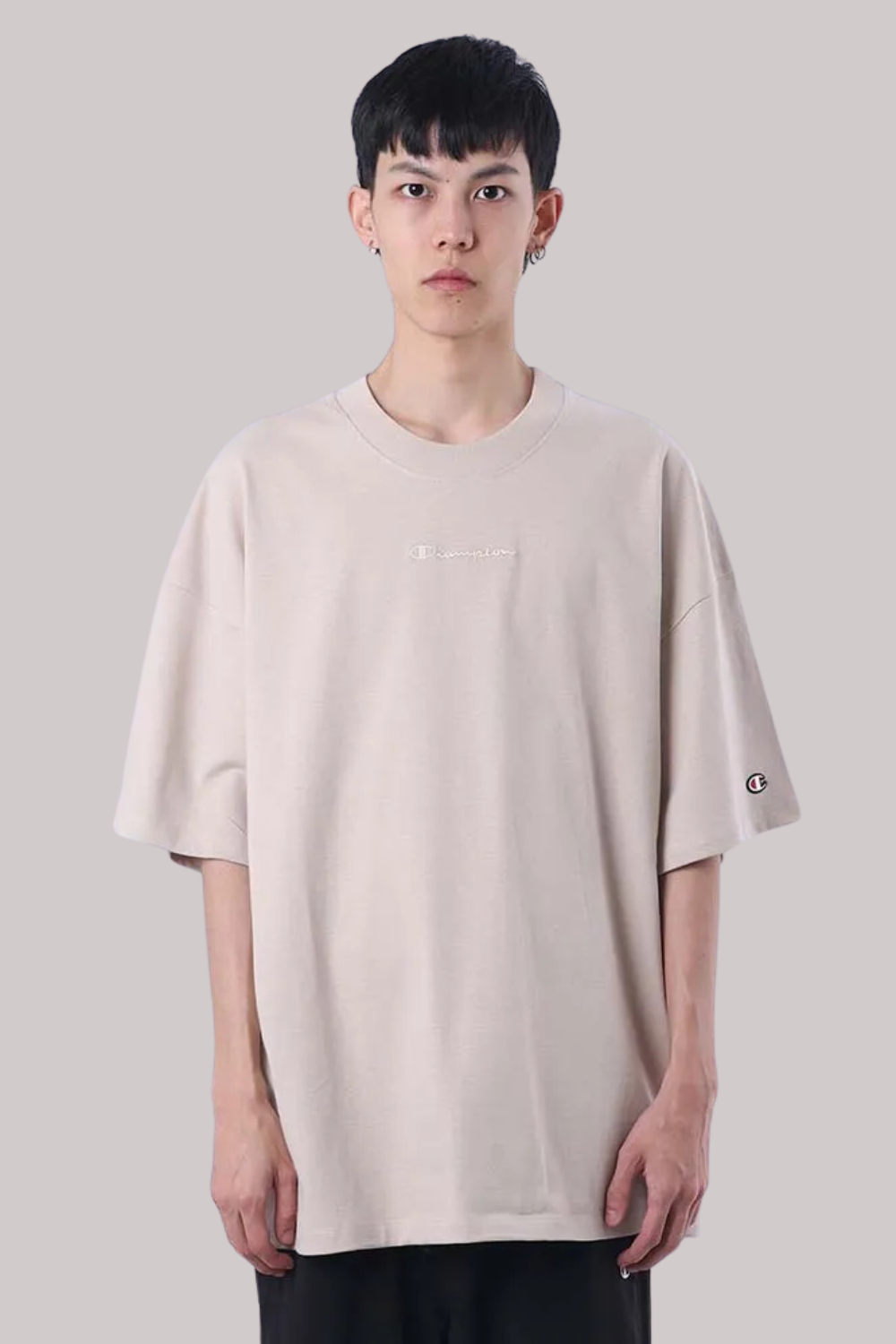 CAMISETA CHAMPION OVERSIZED MINI SCRIPT SURTON