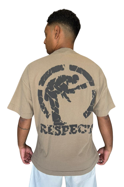 CAMISETA RESPECT OVERSIZED LOGO PEDRA TS-OVERLGPDR