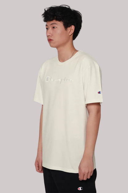 CAMISETA CHAMPION BORDADO EVA TECIDO MEIA MALHA GROSSO