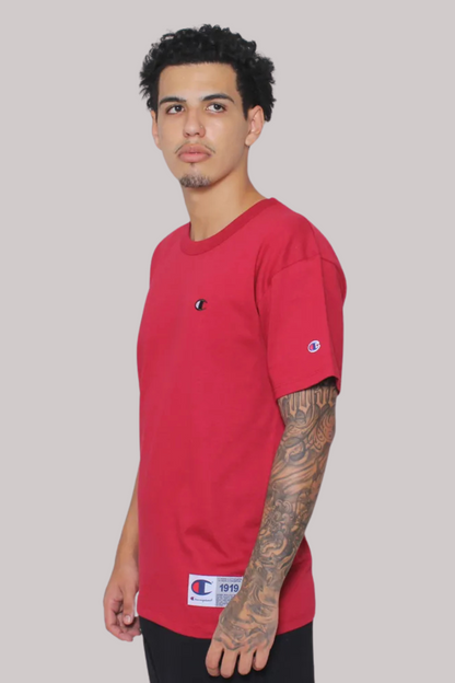 CAMISETA CHAMPION PES MC LOGO C EMBROID