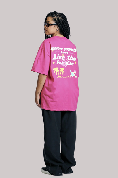 CAMISETA APPROVE HUGE RESORT BEGE