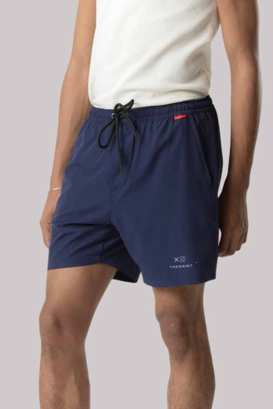 SHORTS THE SAINT NYLON FLAG NAVY