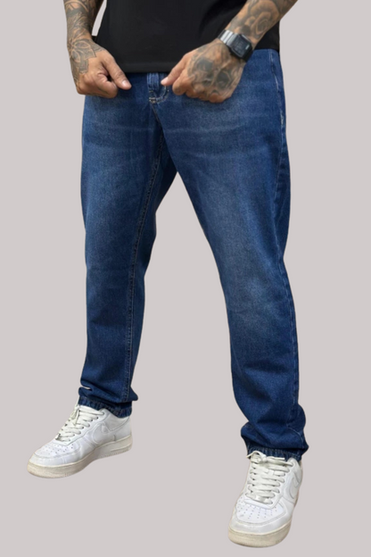 CALÇA JEANS LLEVA RETA BÁSICA DETALHE LLERT009