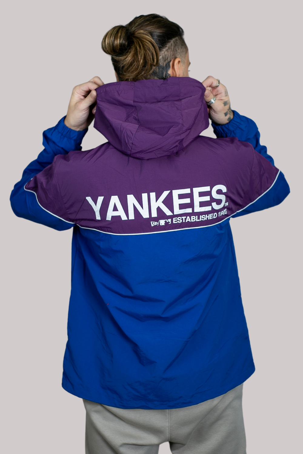 JAQUETA CORTA VENTO NEW ERA ALL STYLE STREET MLB CORE NEW YORK YANKES MBI25JAQ009