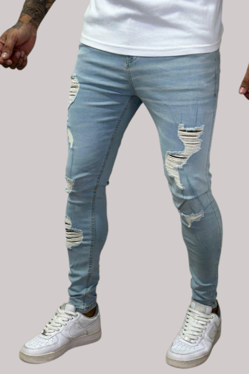 CALÇA LLEVA JEANS DESTROYED