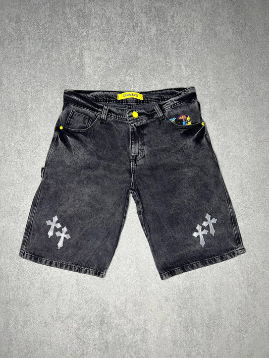 Bermuda Denim & Co Preta Estonada