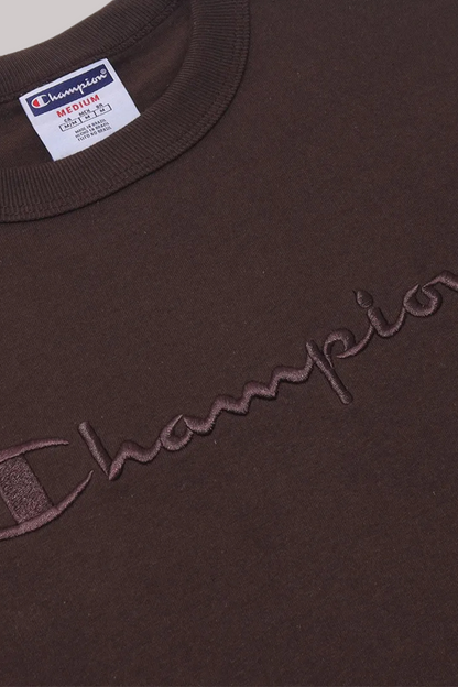 CAMISETA CHAMPION BORDADO EVA TECIDO MEIA MALHA GROSSO GT220B124110