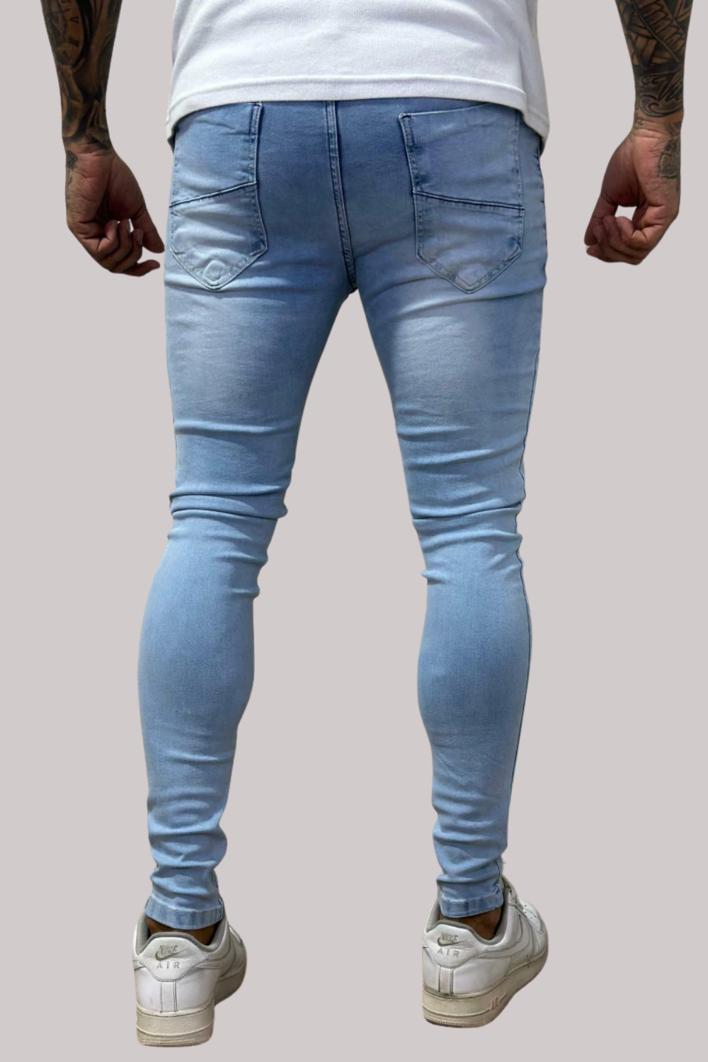CALÇA LLEVA SUPER SKINNY LISA JEANS CLARO CJLLEVA0043