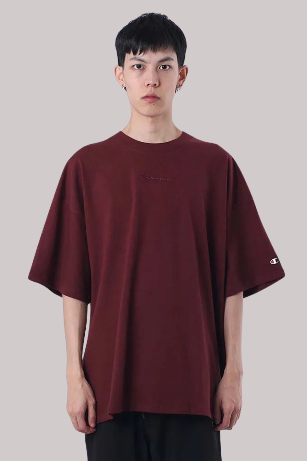 CAMISETA CHAMPION OVERSIZED MINI SCRIPT SURTON
