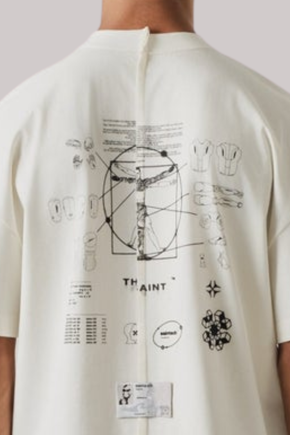 CAMISETA THE SAINT OVER VITRUVIAN ROBOT