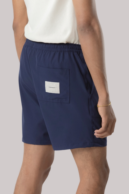 SHORTS THE SAINT NYLON FLAG NAVY