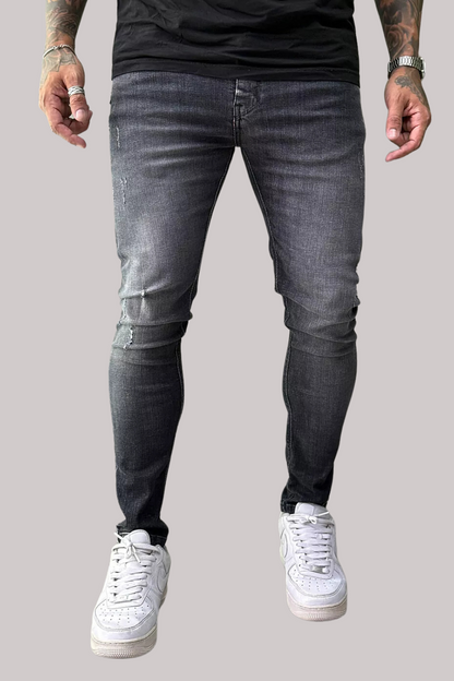 CALÇA JEANS CINZA COM PUÍDOS JAY JONES JAY7971