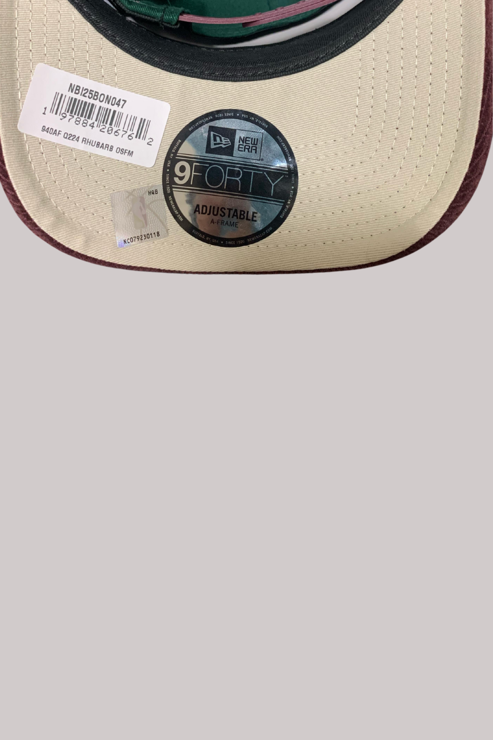 BONÉ NEW ERA 940 AF Q224 RHUBARB CORD CHIBUL DKG NBI25BON047