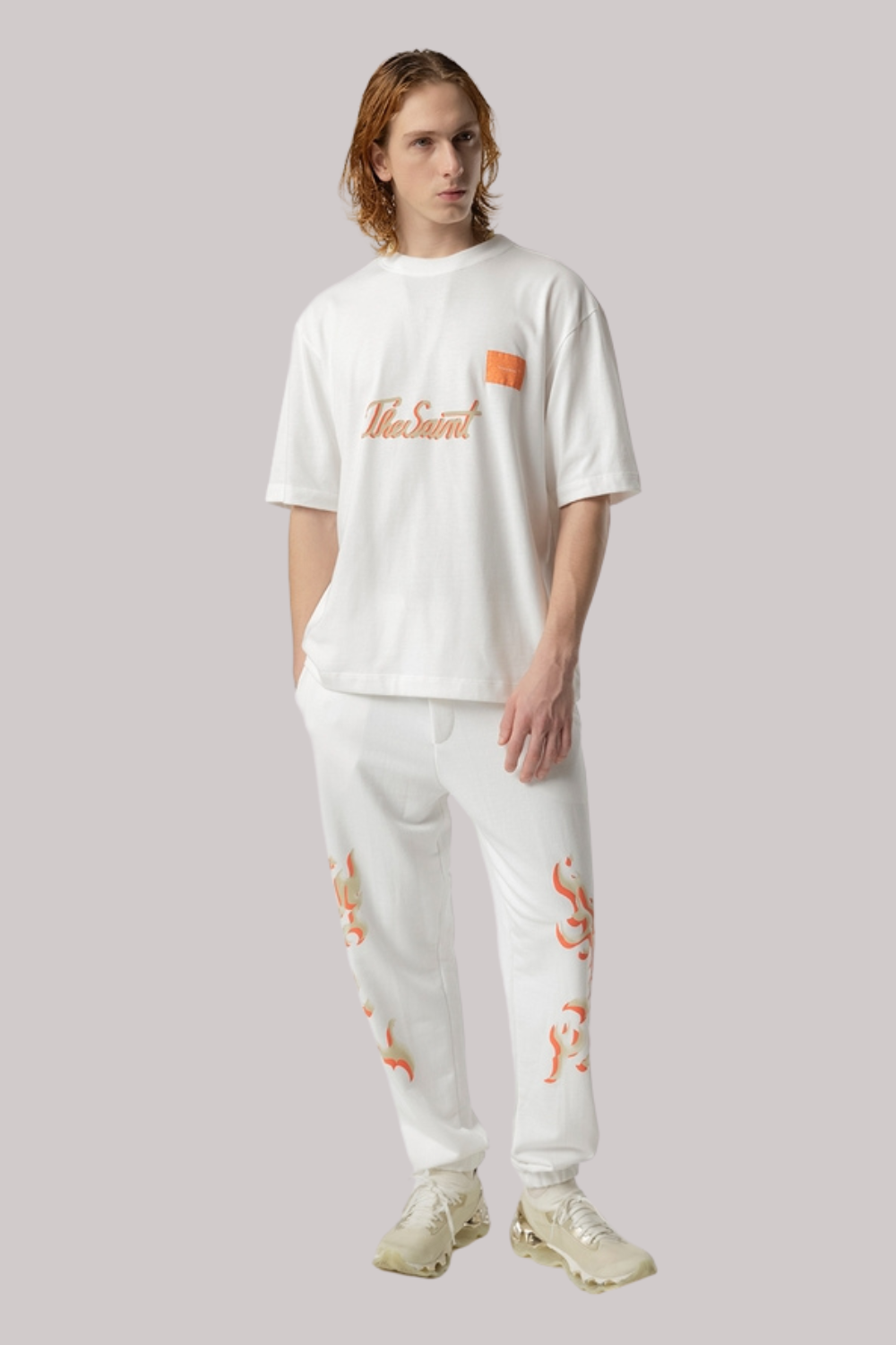 CAMISETA THE SAINT UNIQUE COLOR FLAME 140201289035 OFF WHITE P