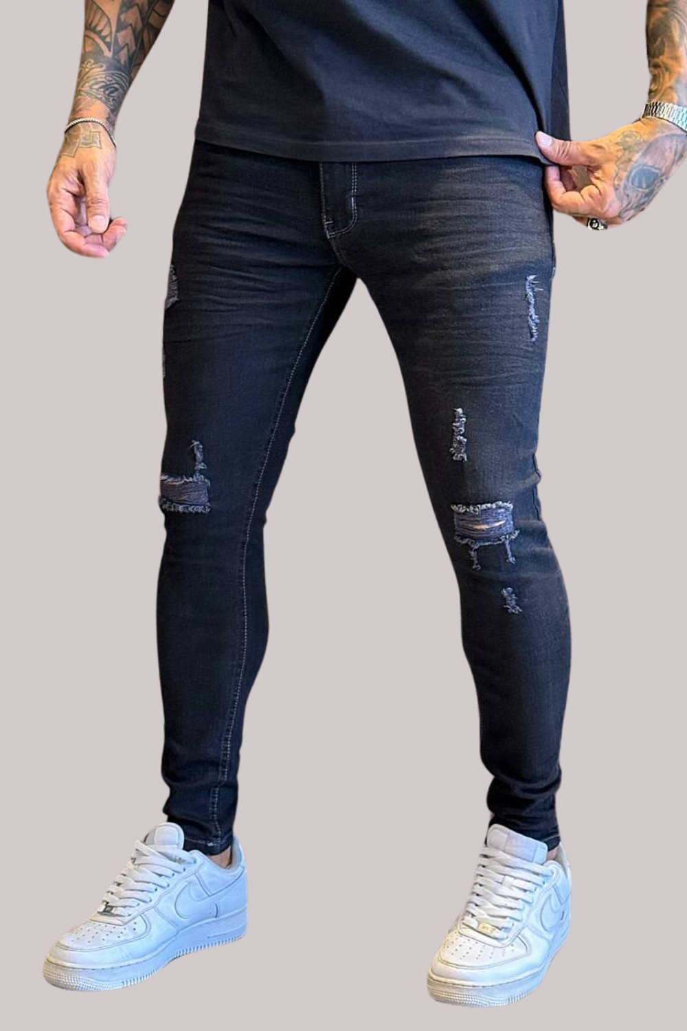 CALÇA JAY JONES DESTROYED ESCURA JAY7557