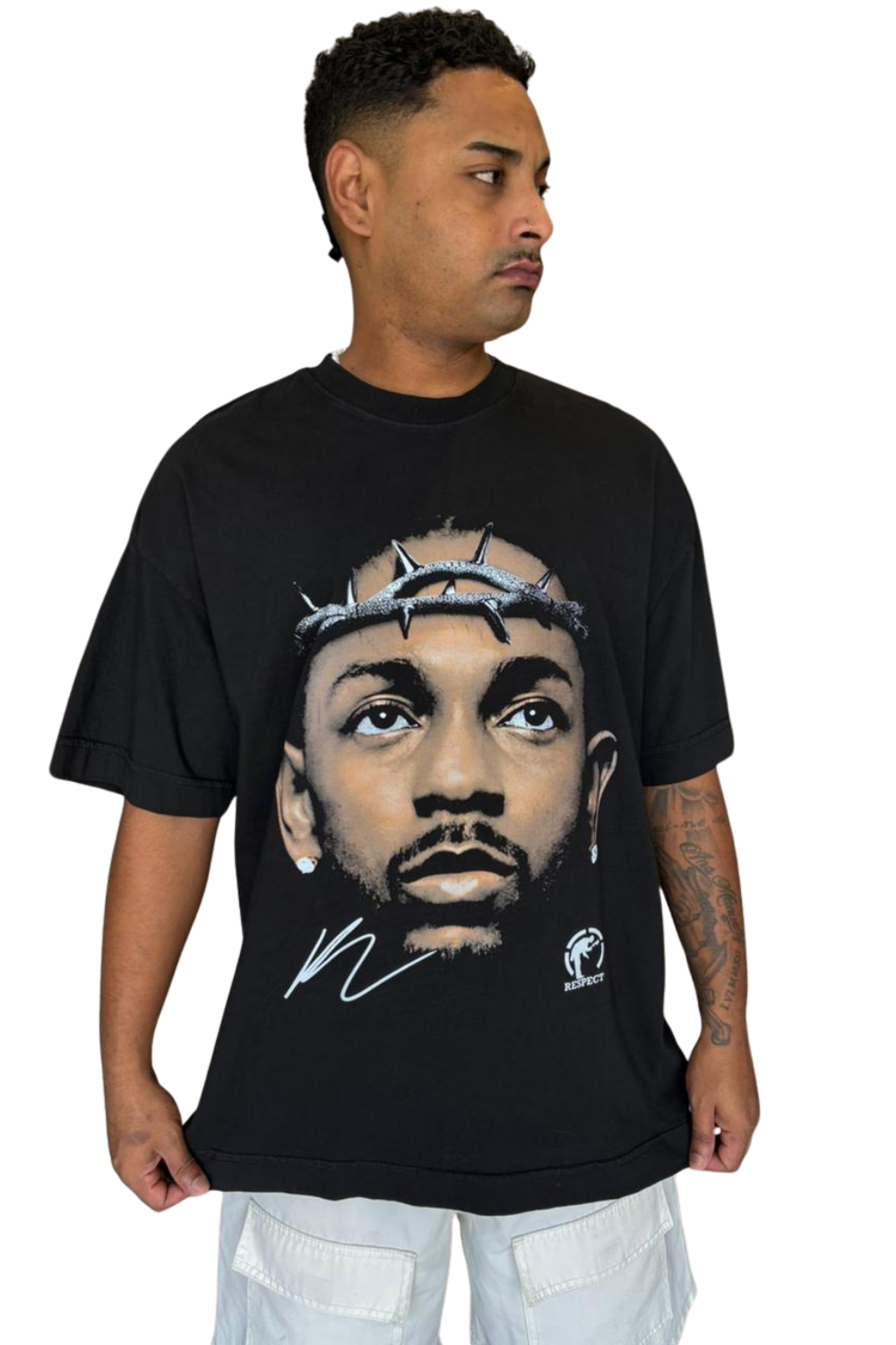 CAMISETA RESPECT OVERSIZED FACE KENDRICK TS-KENDRICK-PT