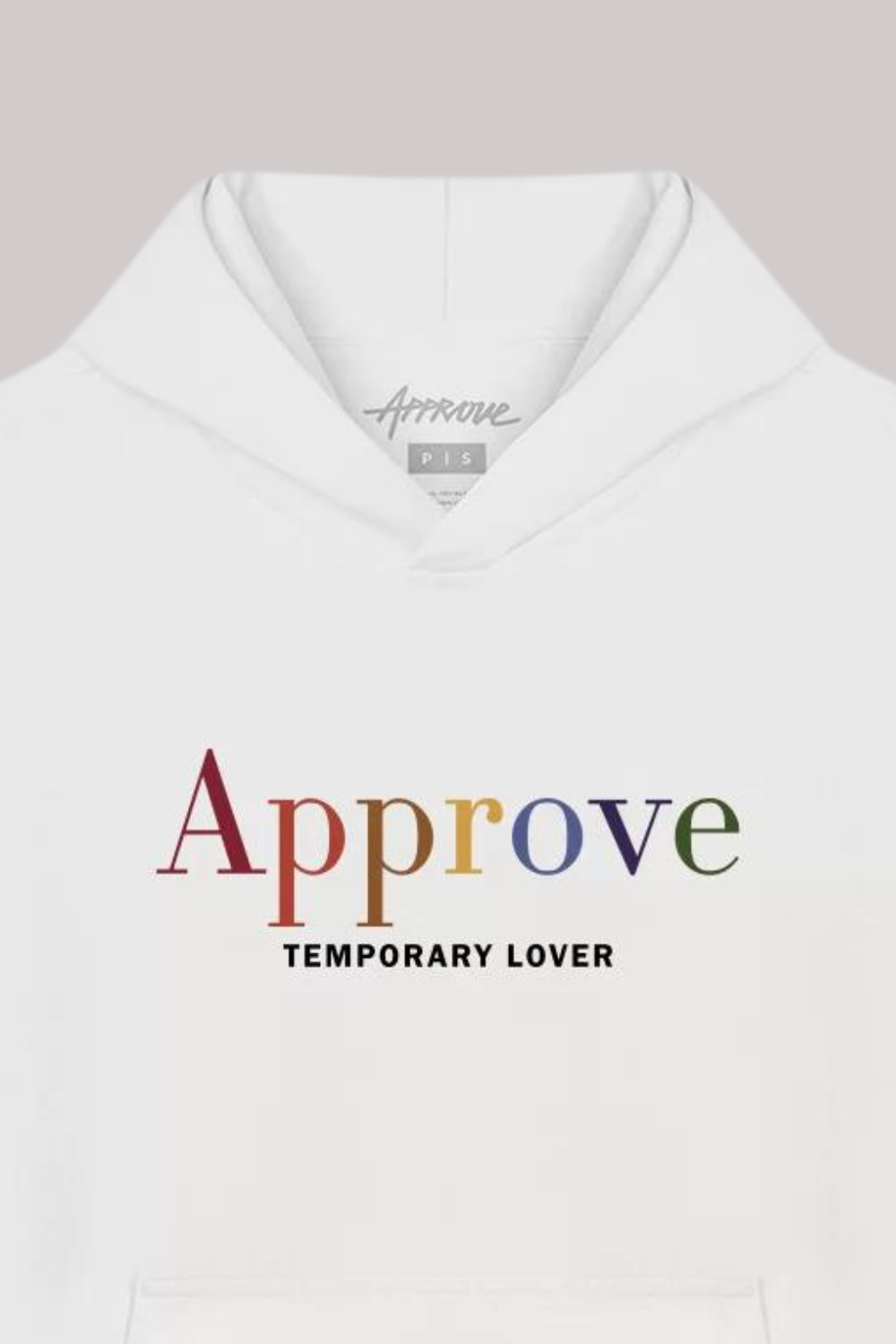 MOLETOM BOLD APPROVE RAINBOW