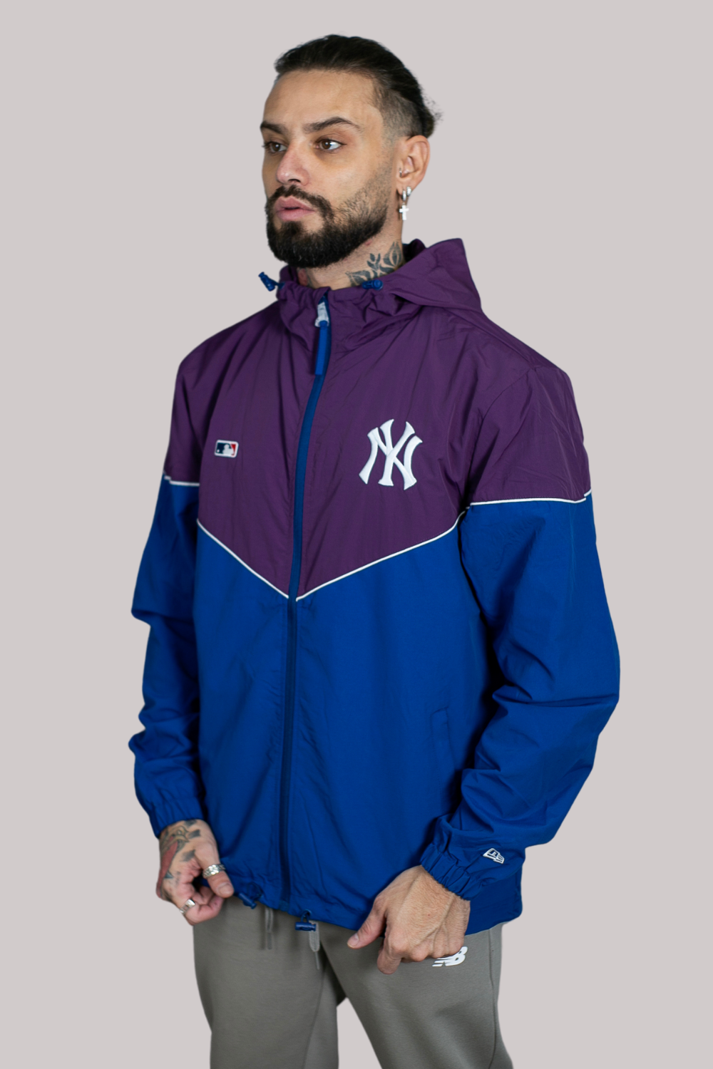 JAQUETA CORTA VENTO NEW ERA ALL STYLE STREET MLB CORE NEW YORK YANKES MBI25JAQ009
