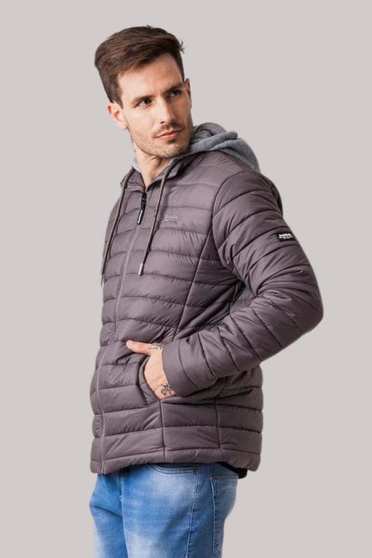 JAQUETA ROCK SODA PUFFER COM TOUCA