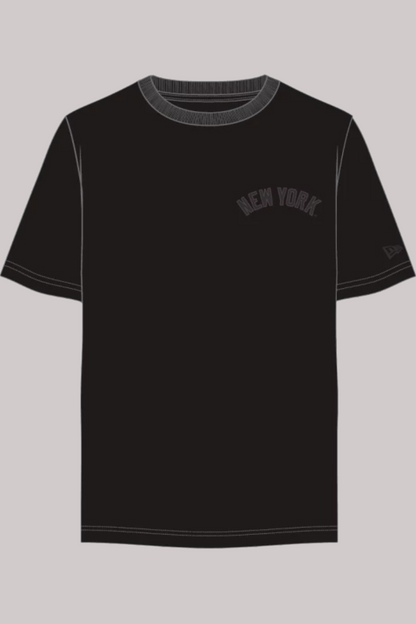 CAMISETA NEW ERA REGULAR MLB NEW YORK YANKEES BACK TO BLACK MBI25TSH029