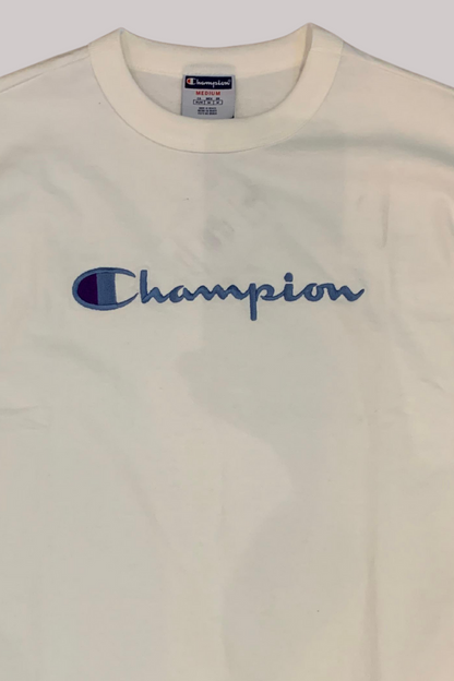CAMISETA CHAMPION BORDADO EVA TECIDO MEIA MALHA GROSSO