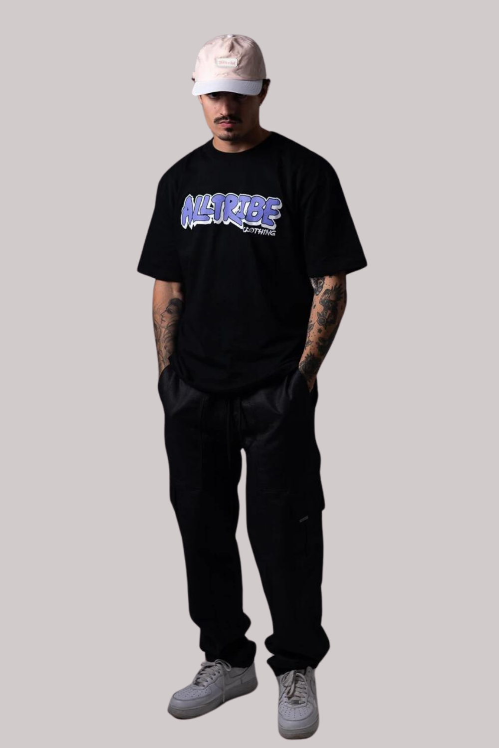 CAMISETA ALLTRIBE OVERSIZED PURPLE