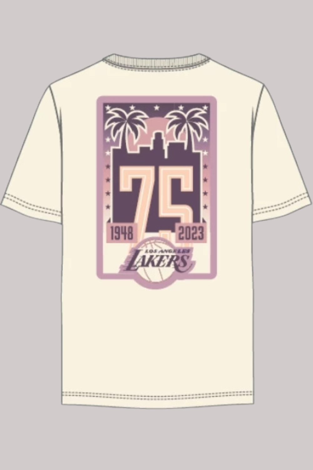 CAMISETA NEW ERA REGULAR NBA LOS ANGELES LAKERS SUNSET NBI25TSH003