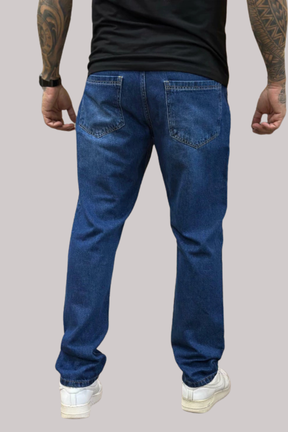 CALÇA JEANS LLEVA RETA BÁSICA DETALHE LLERT009