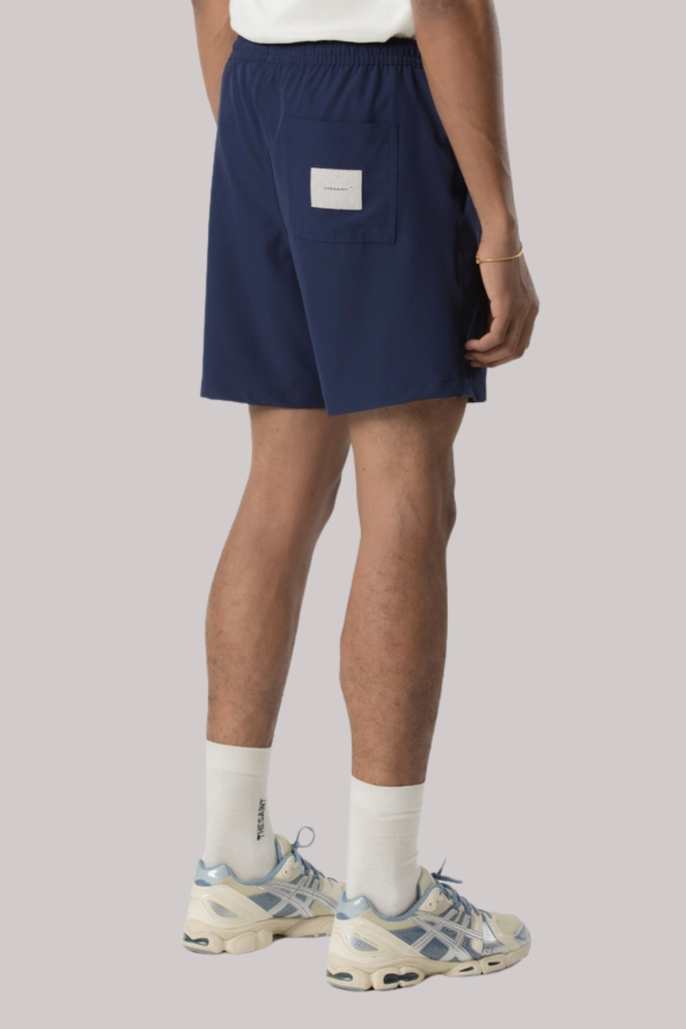 SHORTS THE SAINT NYLON FLAG NAVY